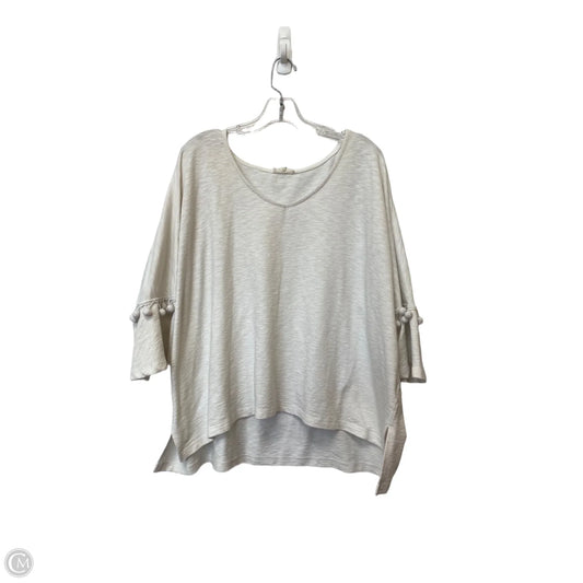 Top Long Sleeve By Mystree In Cream, Size: M