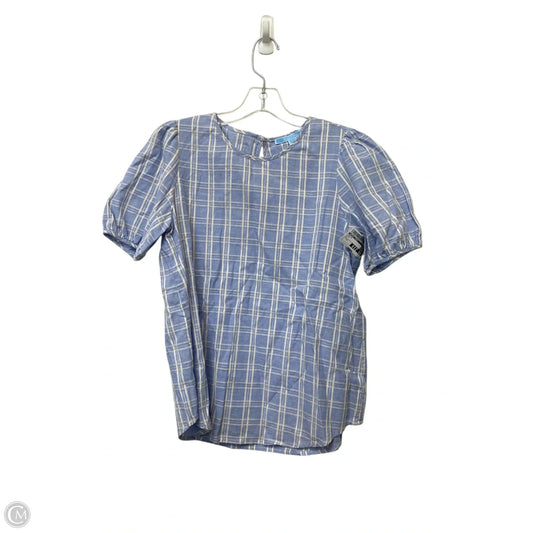 Top Short Sleeve By Draper James In Blue, Size: M