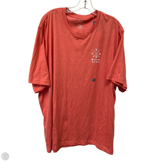 Top Short Sleeve By Chaps In Pink, Size: Xxl