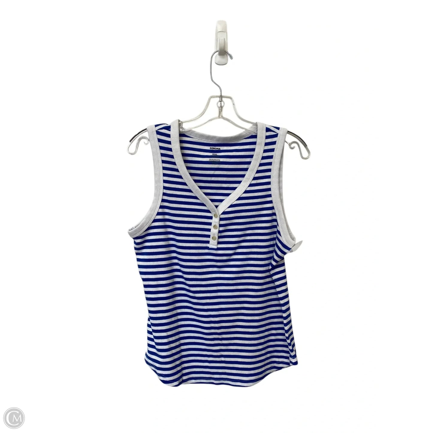 Tank Top By Sonoma In Striped Pattern, Size: Xxl