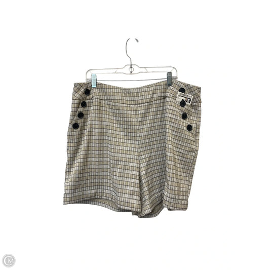 Shorts By Cato In Tan, Size: 22