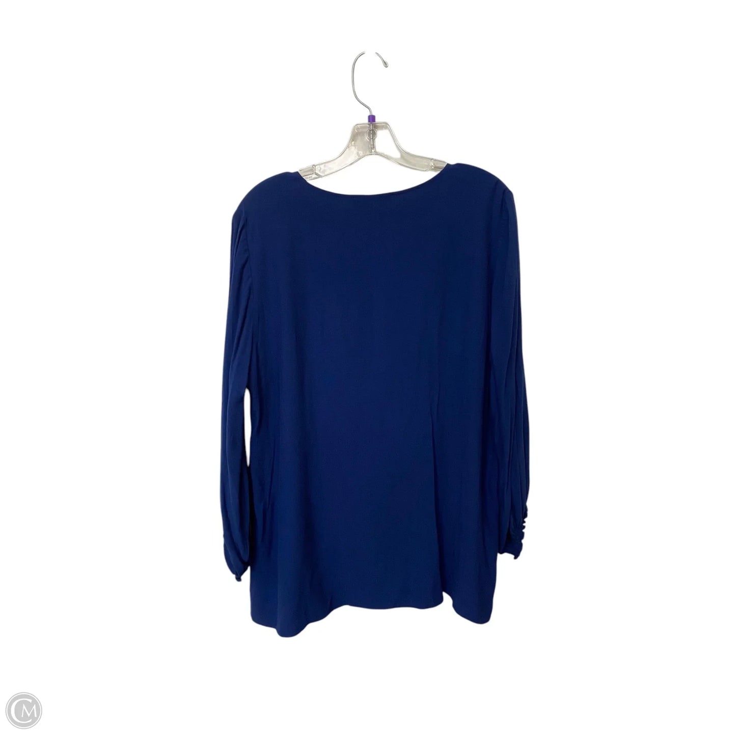 Top Long Sleeve By Johnny Was In Blue, Size: M