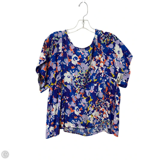 Top Short Sleeve By Maeve In Floral Print, Size: S