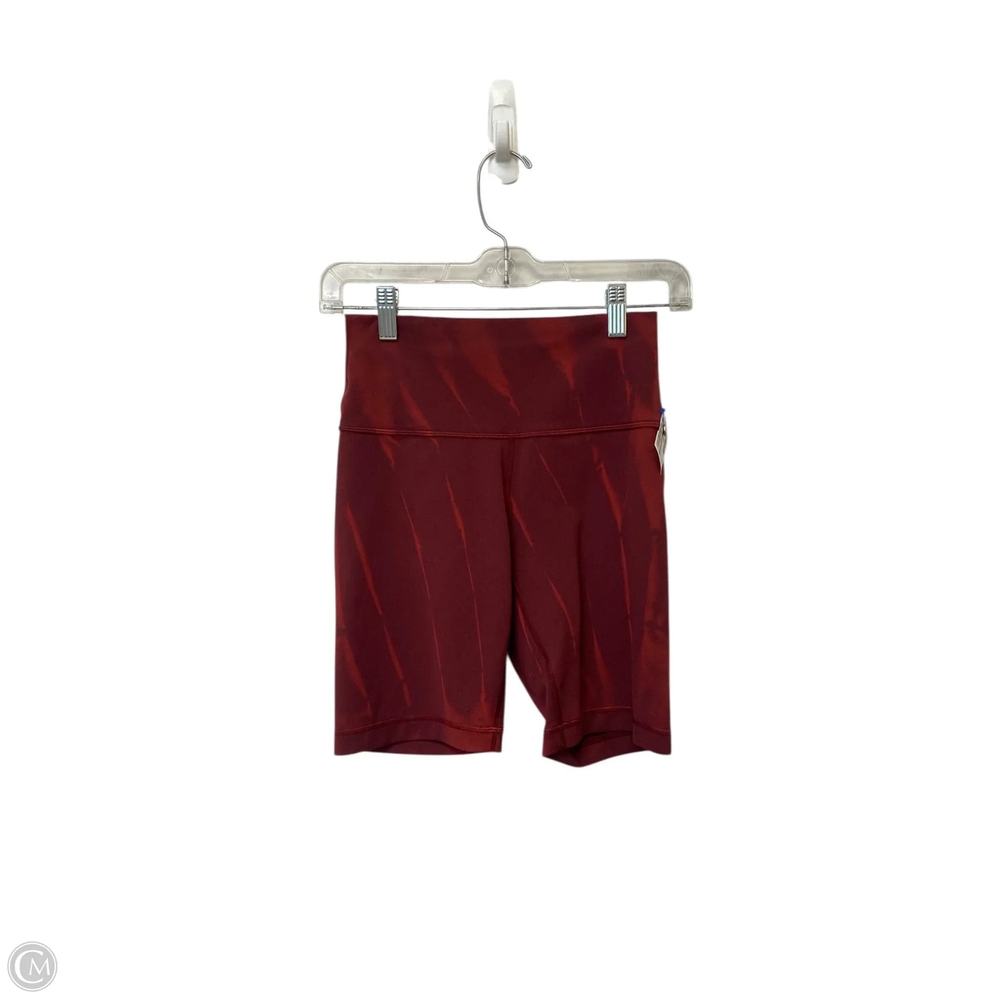 Athletic Shorts By Lululemon In Red, Size: 6