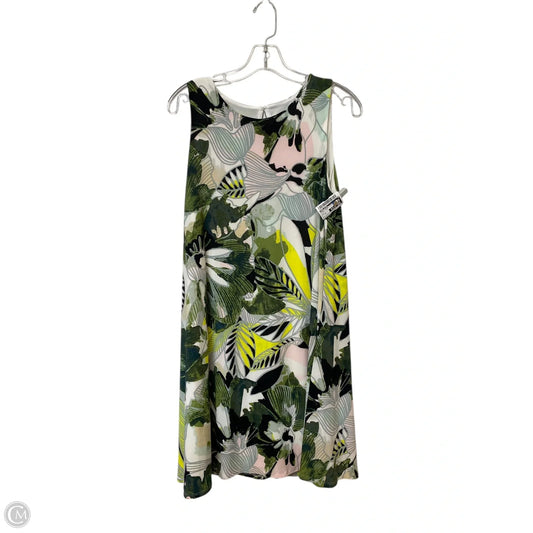 Dress Casual Midi By Anne Klein In Floral Print, Size: 12