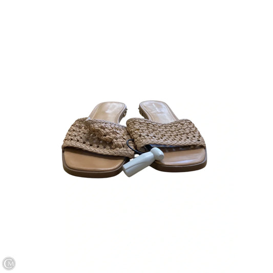 Sandals Flats By Marc Fisher In Tan, Size: 9.5