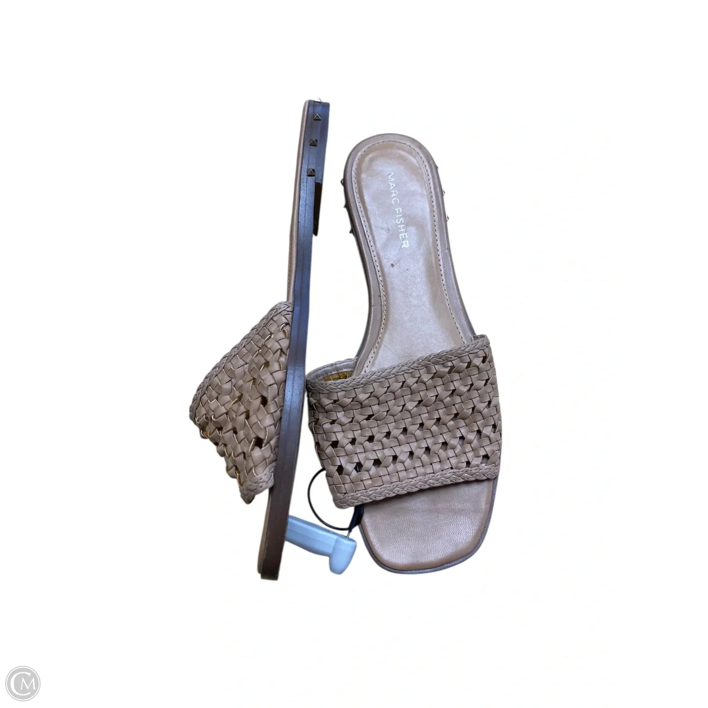 Sandals Flats By Marc Fisher In Tan, Size: 9.5