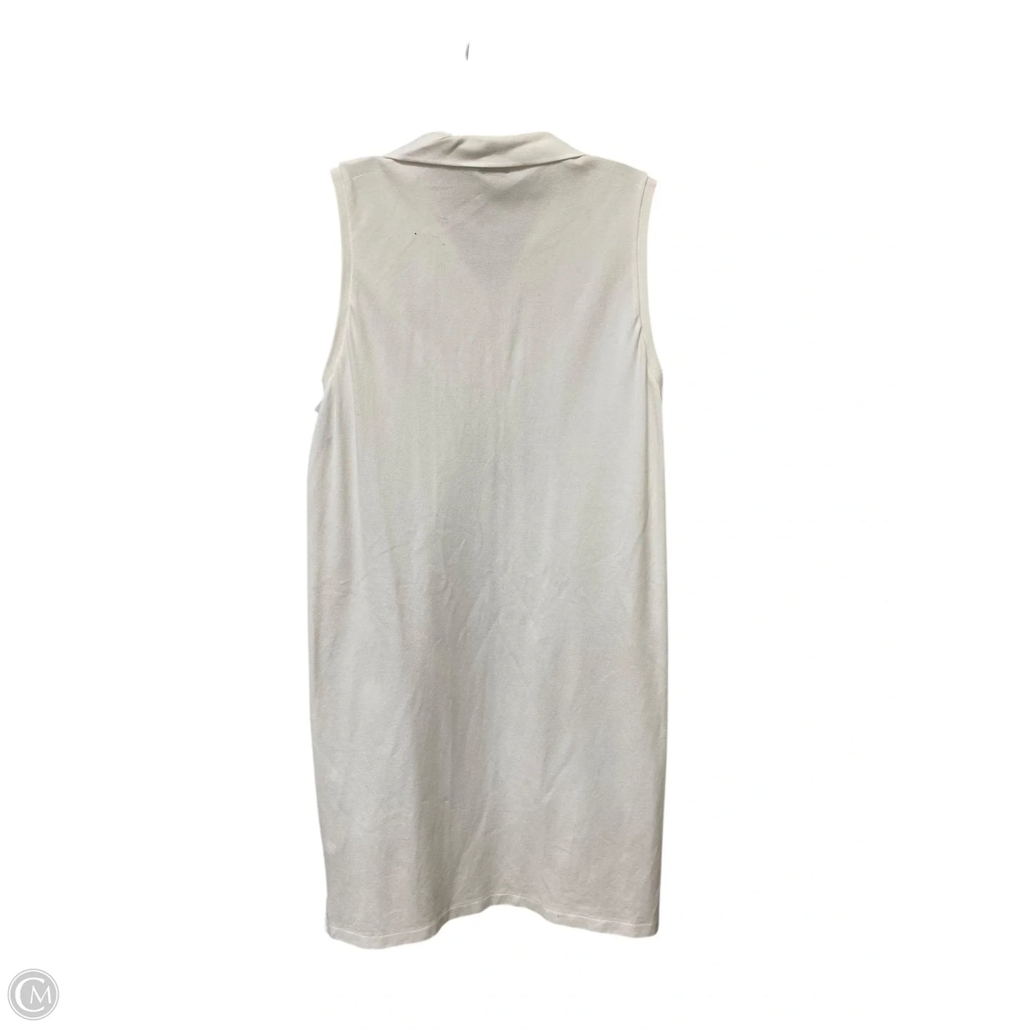 Dress Casual Midi By Polo Ralph Lauren In White, Size: Xl