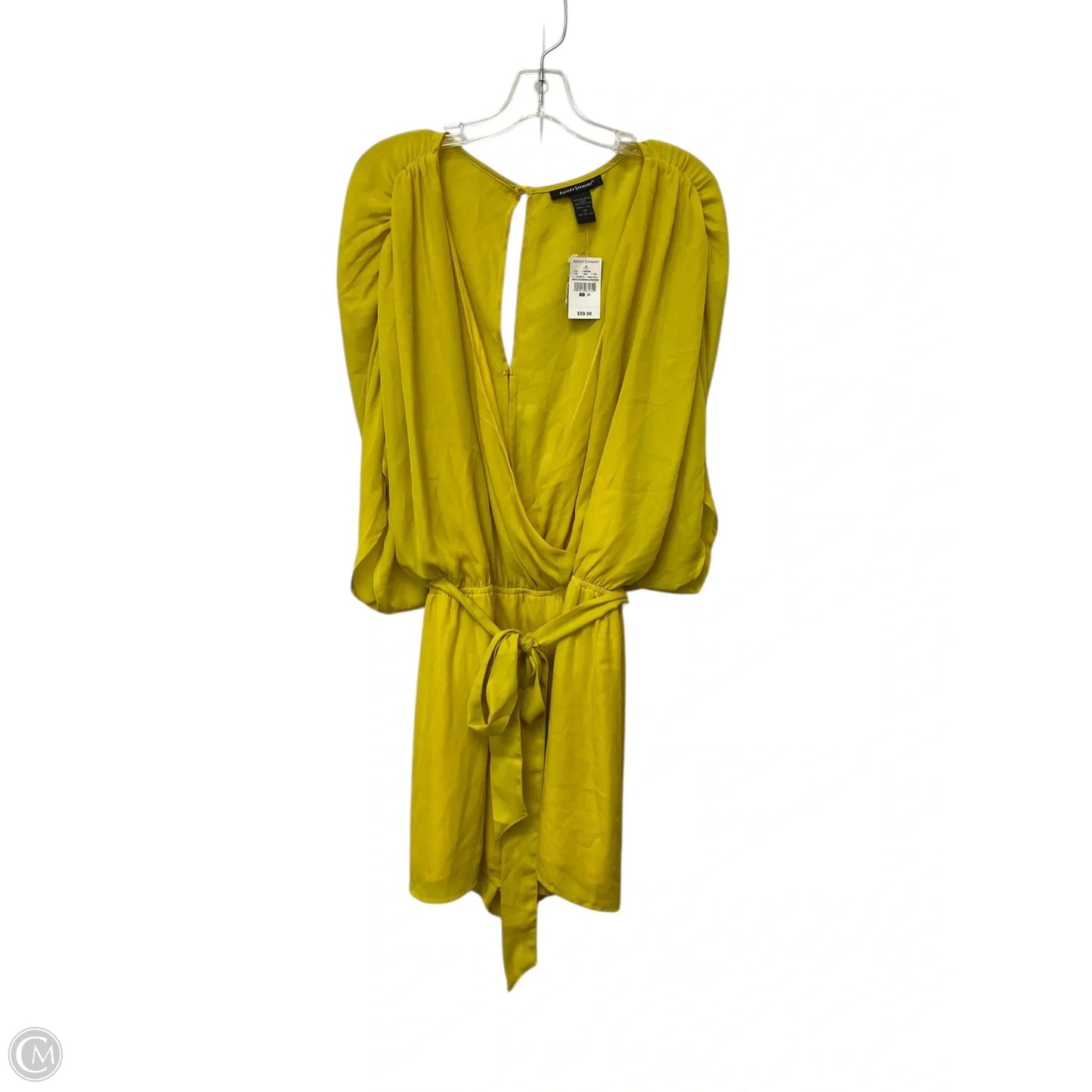 Romper By Ashley Stewart In Yellow, Size: 10