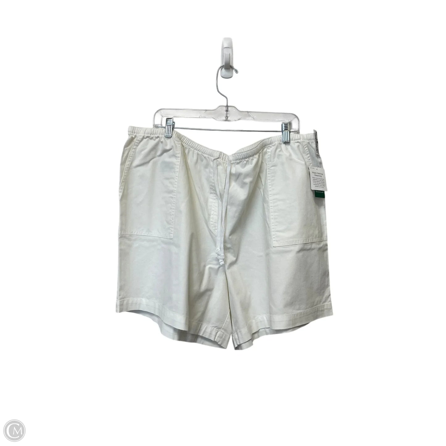 Shorts By L.l. Bean In White, Size: 2x