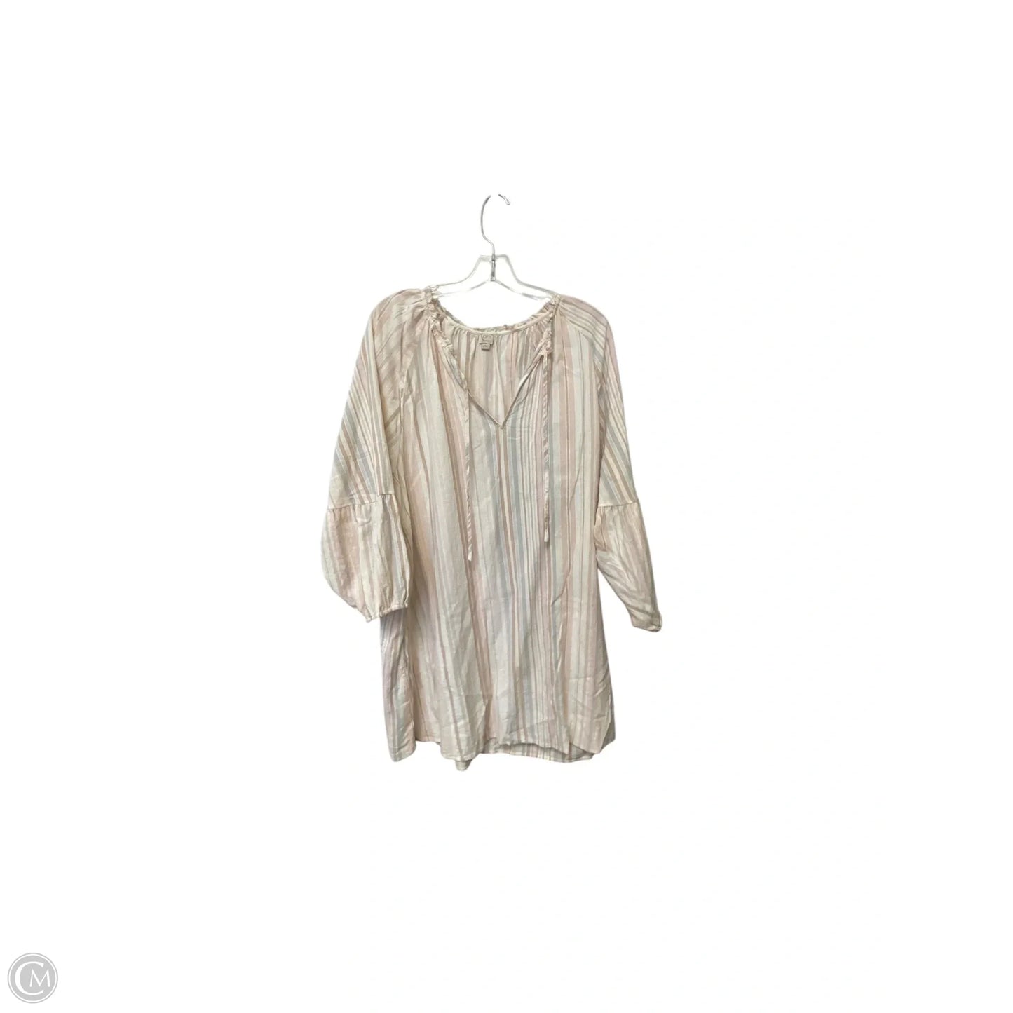 Dress Casual Short By Loft In Striped Pattern, Size: L