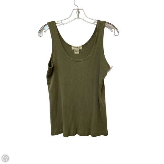 Tank Top By Eddie Bauer In Green, Size: L