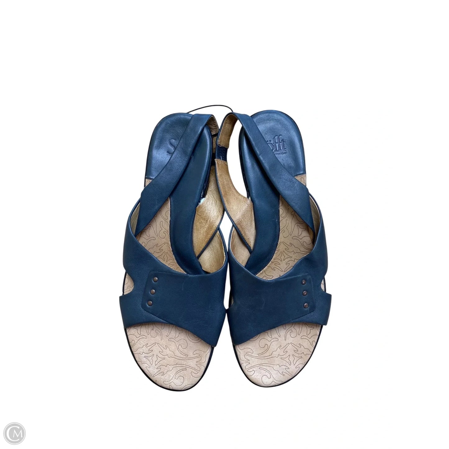 Sandals Heels Block By Sofft In Grey, Size: 10