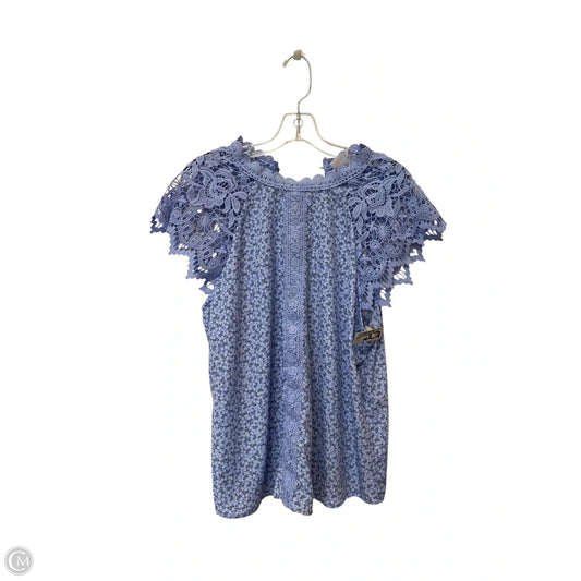 Top Short Sleeve By No Boundaries In Blue, Size: 3x