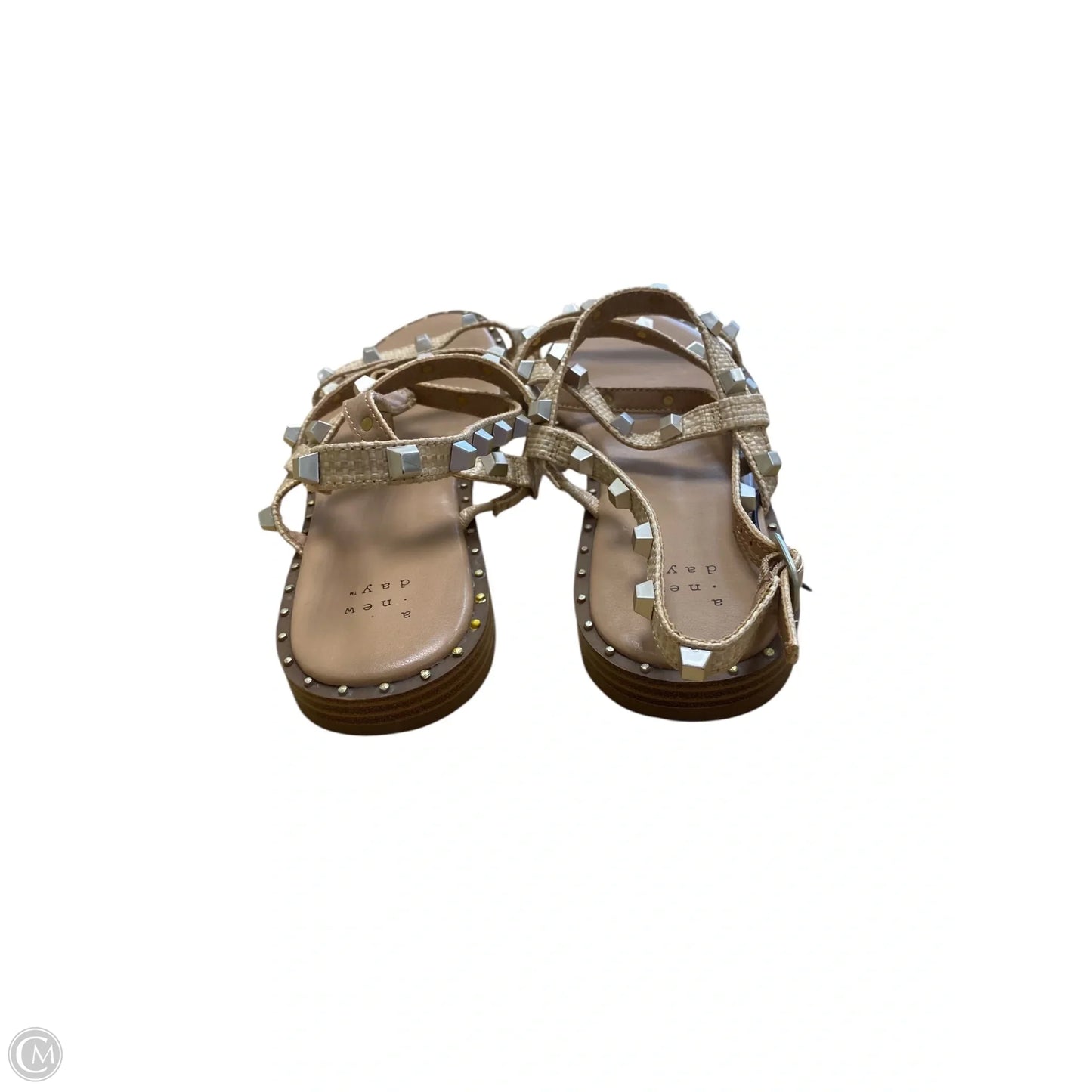 Sandals Flats By A New Day In Tan, Size: 8
