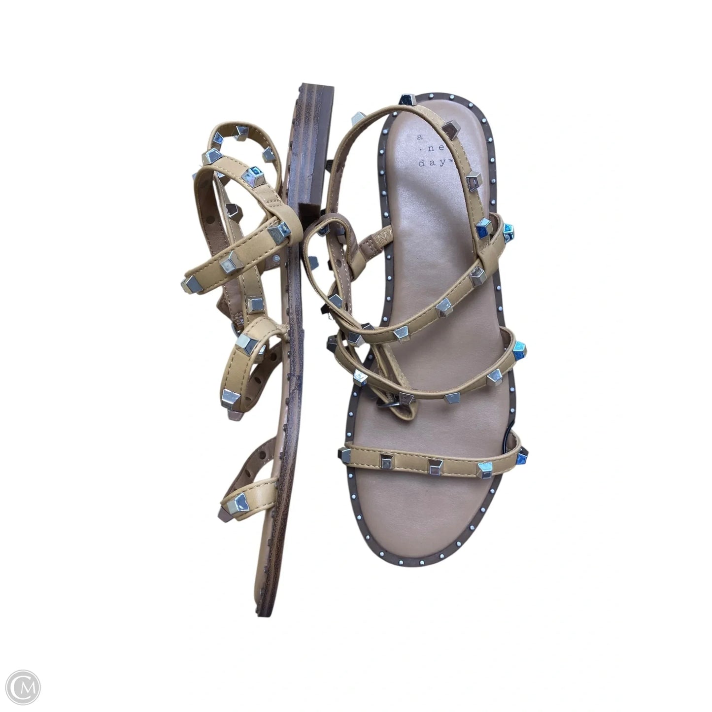 Sandals Flats By A New Day In Tan, Size: 8