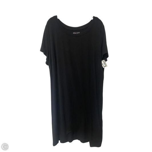 Dress Casual Short By Ava & Viv In Black, Size: 2x