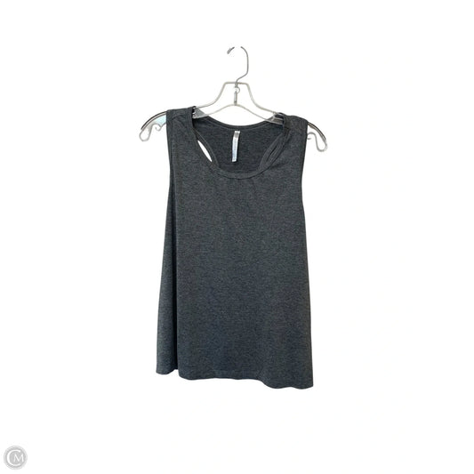 Athletic Tank Top By Fabletics In Grey, Size: 2x