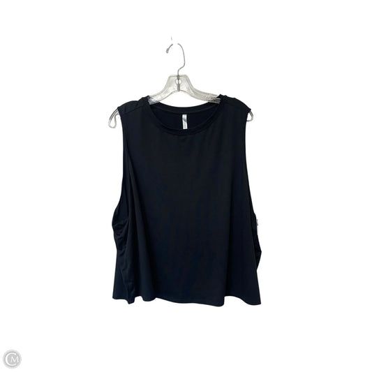 Athletic Tank Top By Fabletics In Black, Size: 2x