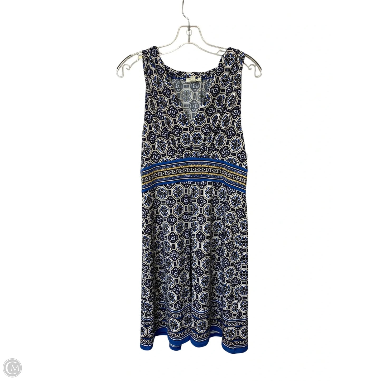Dress Casual Short By Max Studio In Blue, Size: L