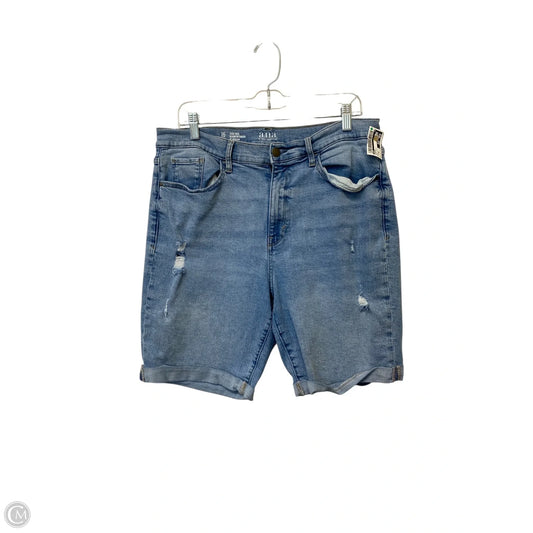 Shorts By Ana In Blue Denim, Size: 16