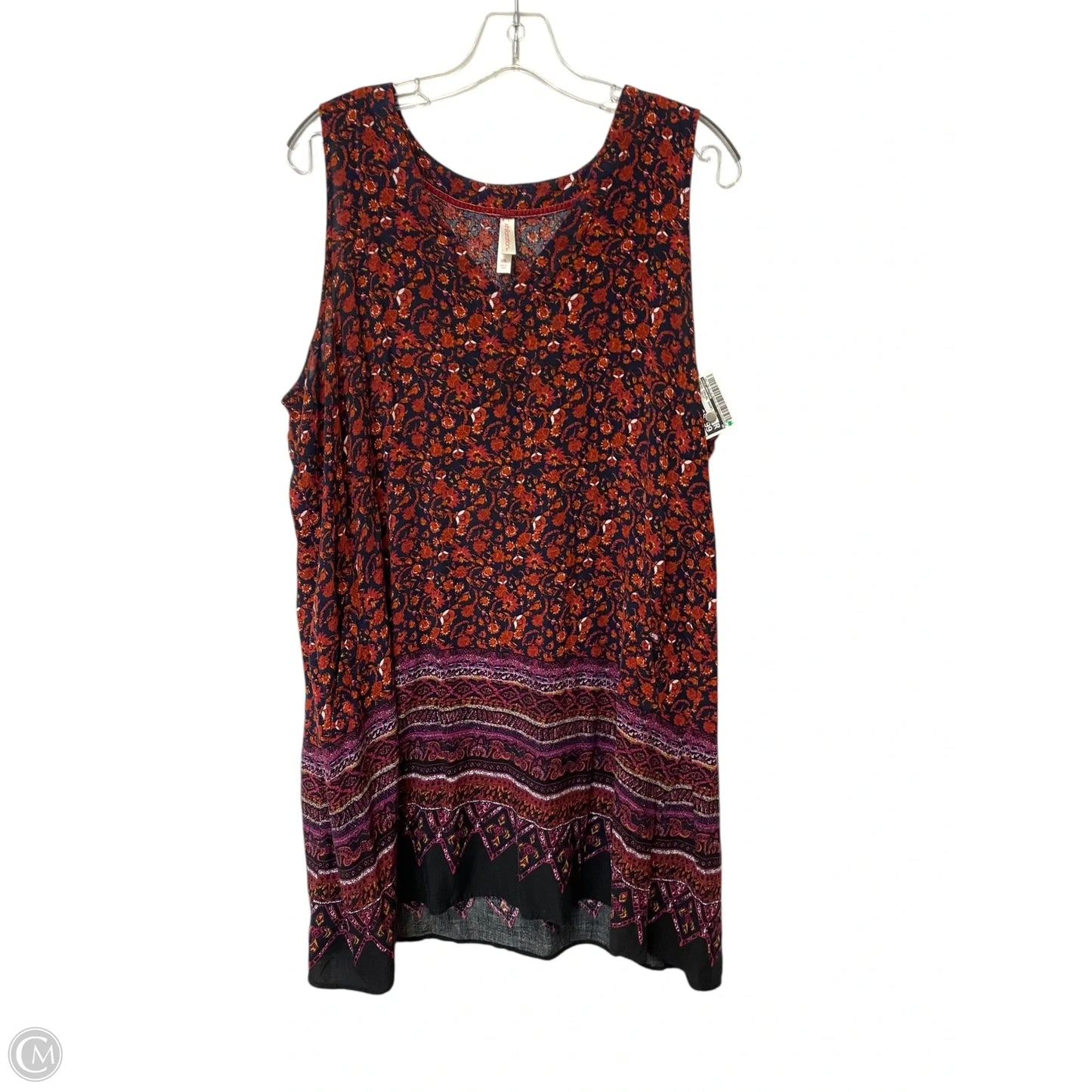 Dress Casual Short By Xhilaration In Floral Print, Size: Xxl