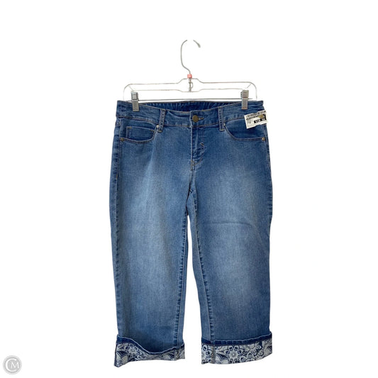 Capris By Christopher And Banks In Blue Denim, Size: 6p
