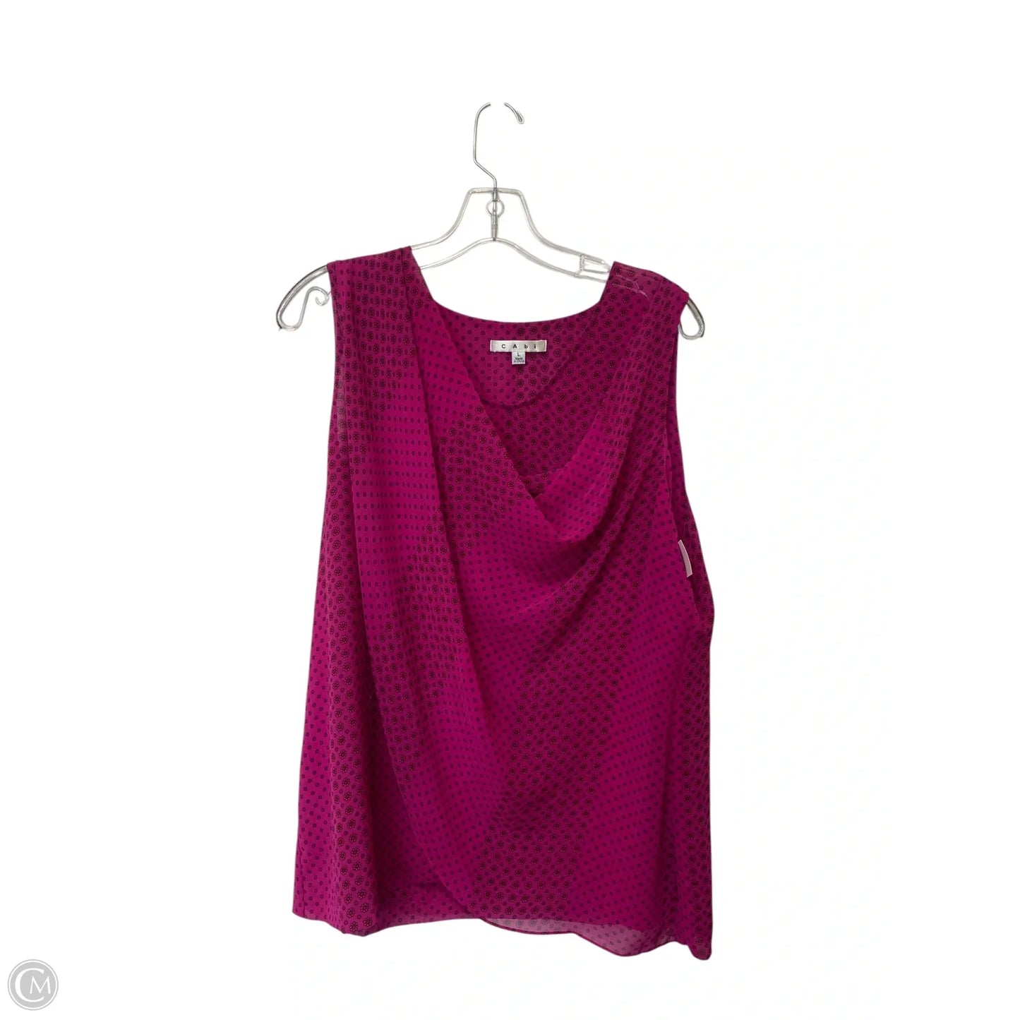 Top Sleeveless By Cabi In Purple, Size: L