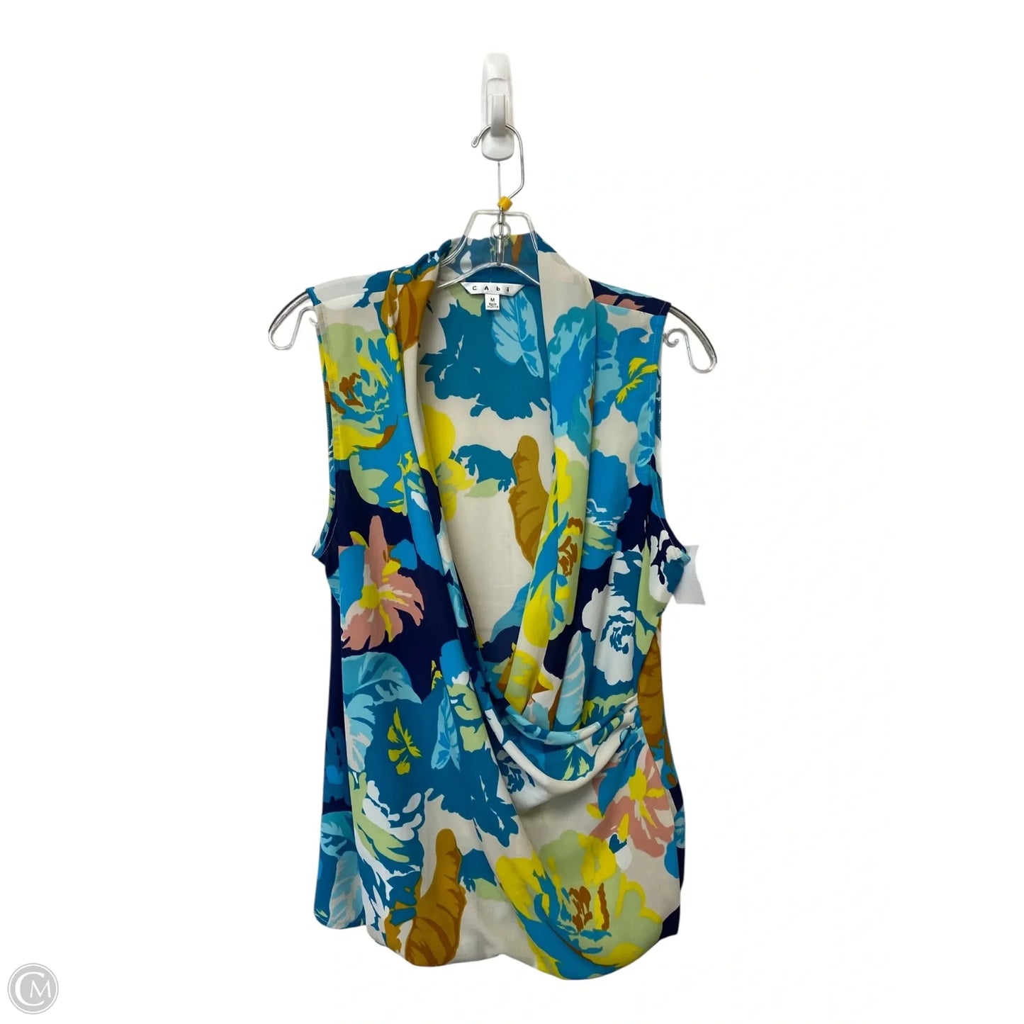 Top Sleeveless By Cabi In Multi-colored, Size: M