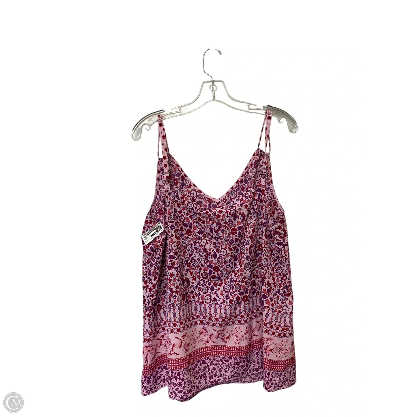 Tank Top By Cabi In Floral Print, Size: L