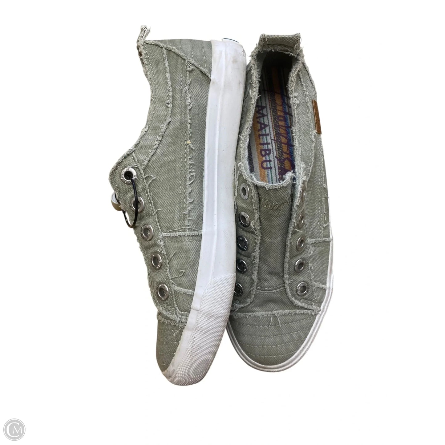 Shoes Flats By Blowfish In Green, Size: 8