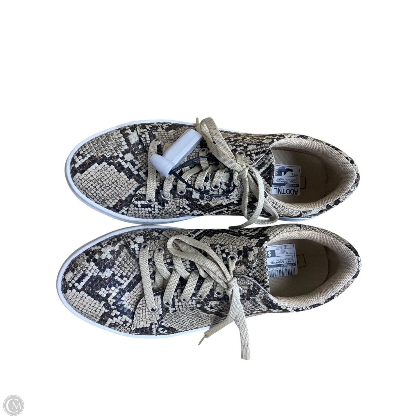 Shoes Sneakers By Topshop In Snakeskin Print, Size: 6