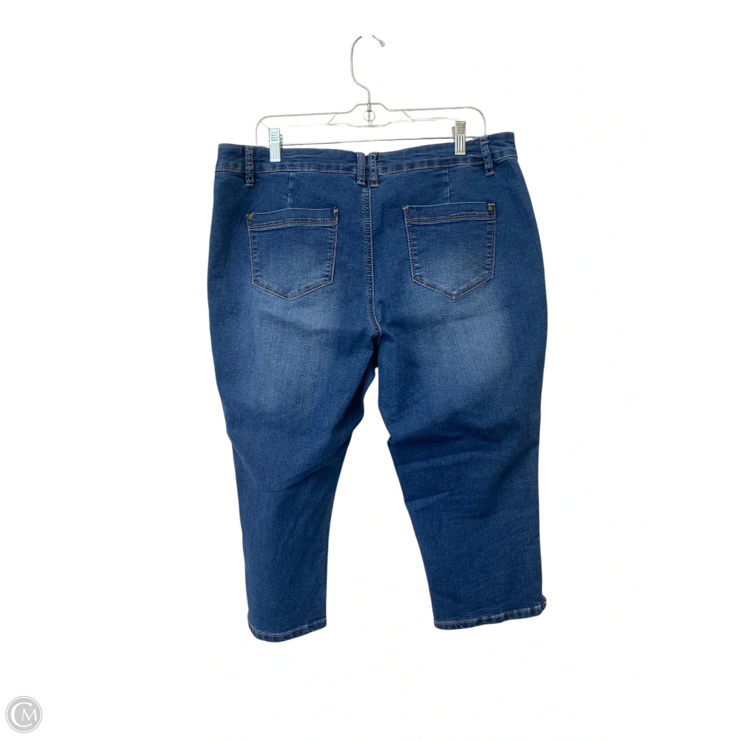 Capris By D Jeans In Blue Denim, Size: 16