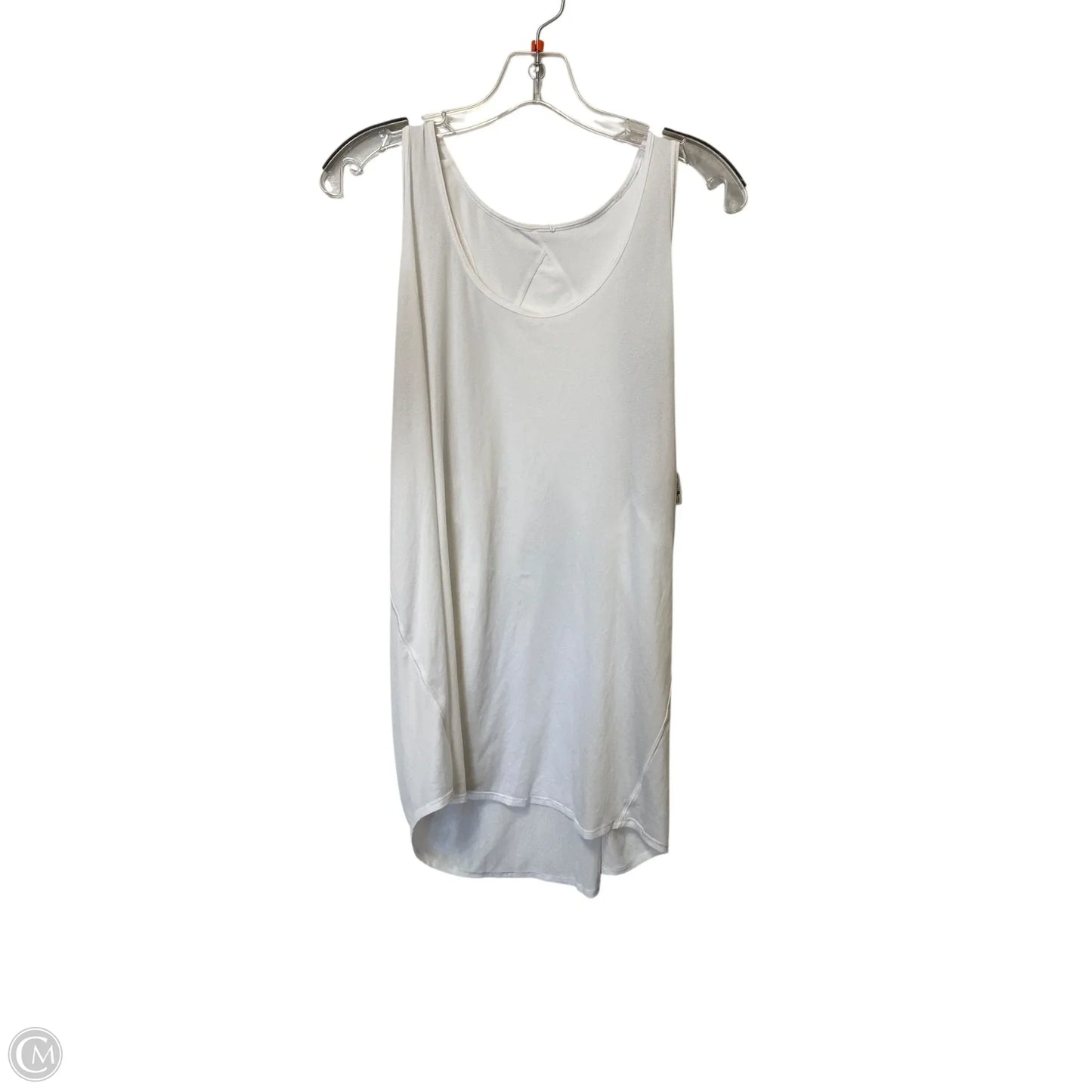 Athletic Tank Top By Lululemon In White, Size: L