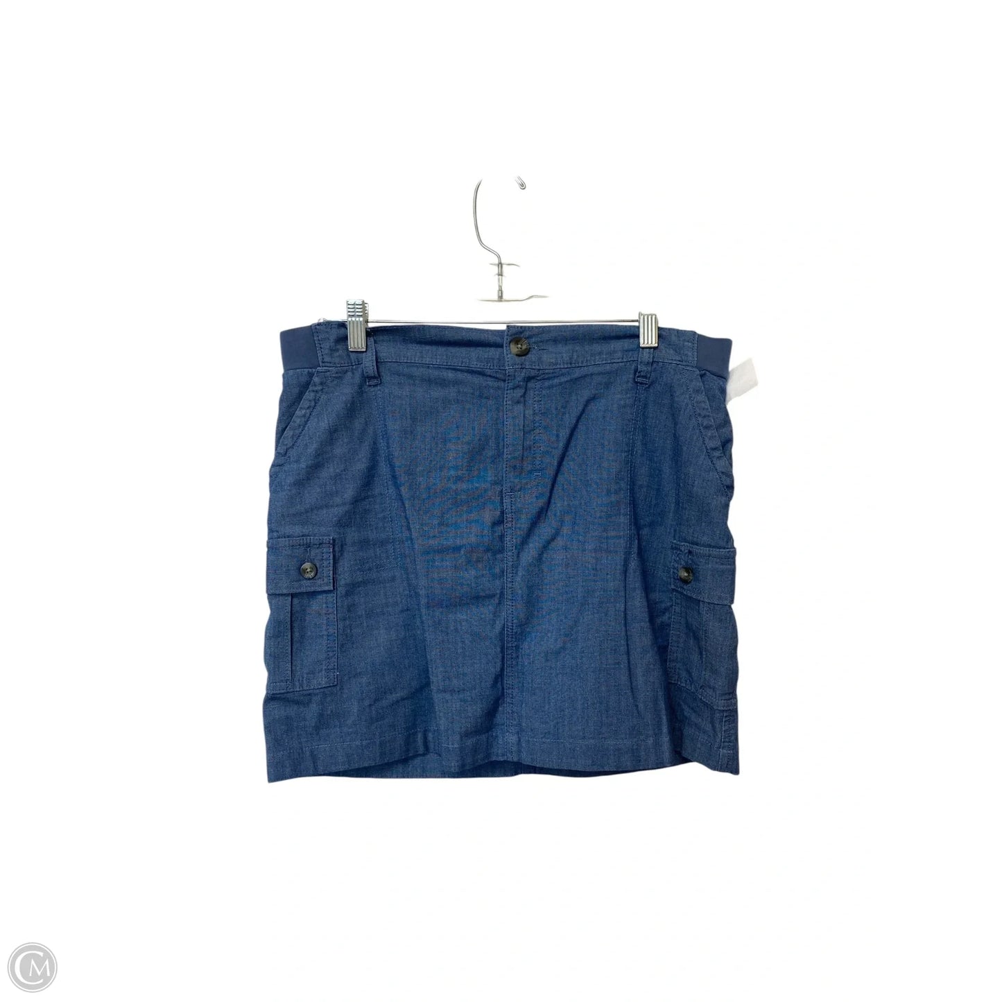 Skirt Mini & Short By Lee In Blue, Size: L