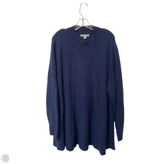 Sweater By Woman Within In Blue, Size: 2x