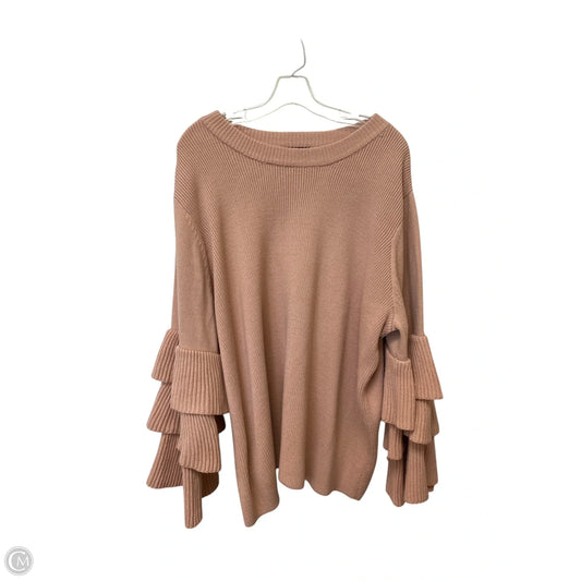 Sweater By Roamans In Pink, Size: 2x