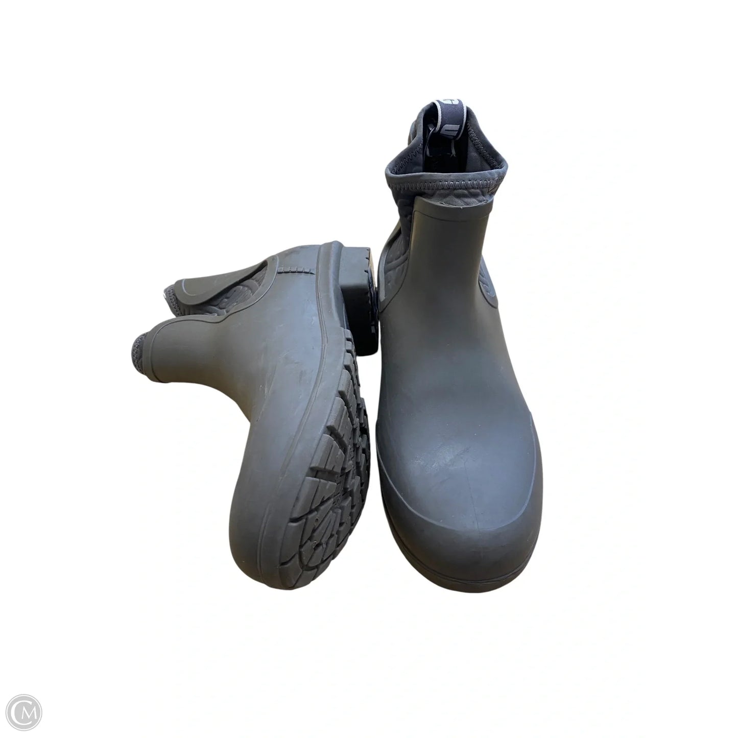 Boots Designer By Ugg In Grey, Size: 6.5