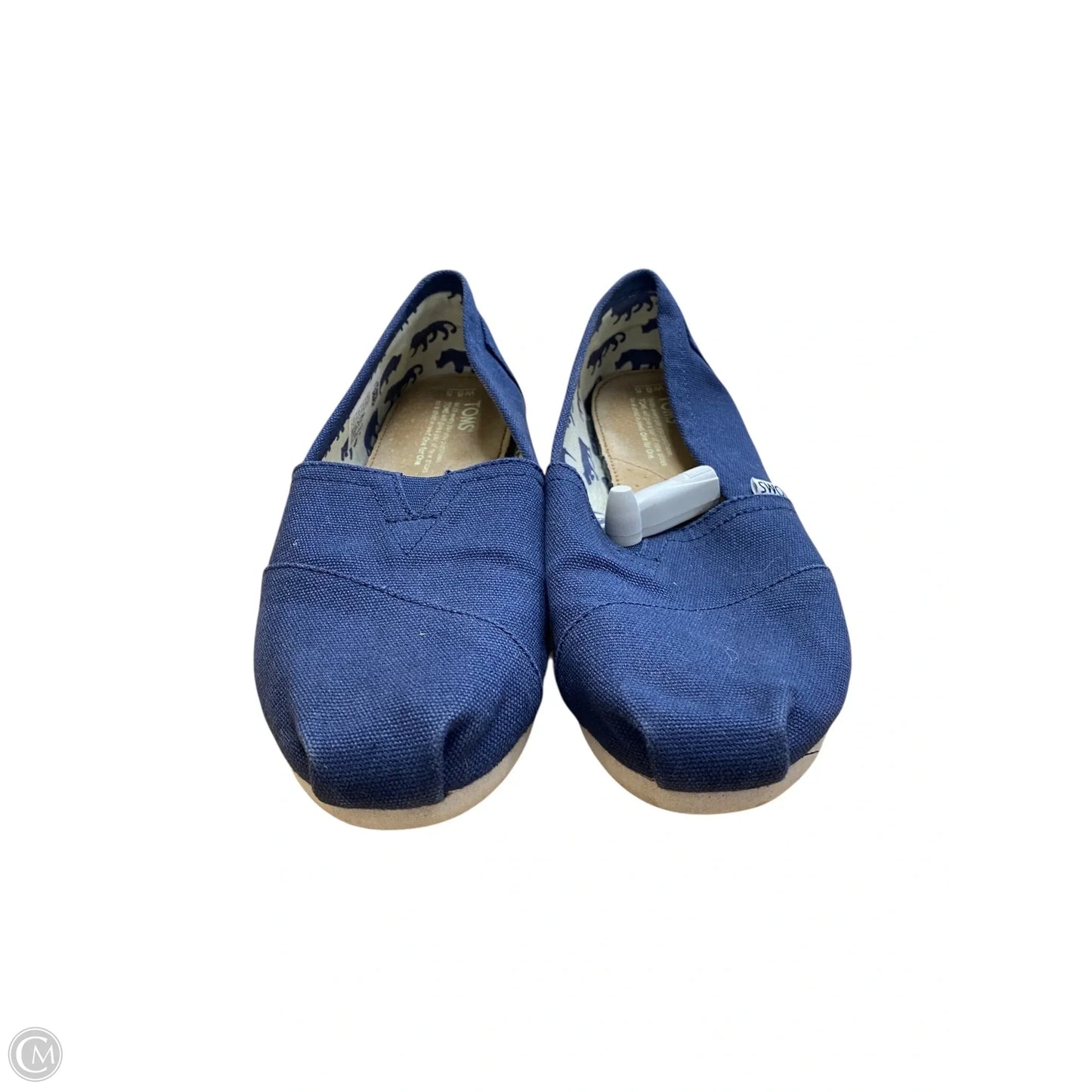 Shoes Flats By Toms In Blue, Size: 8.5