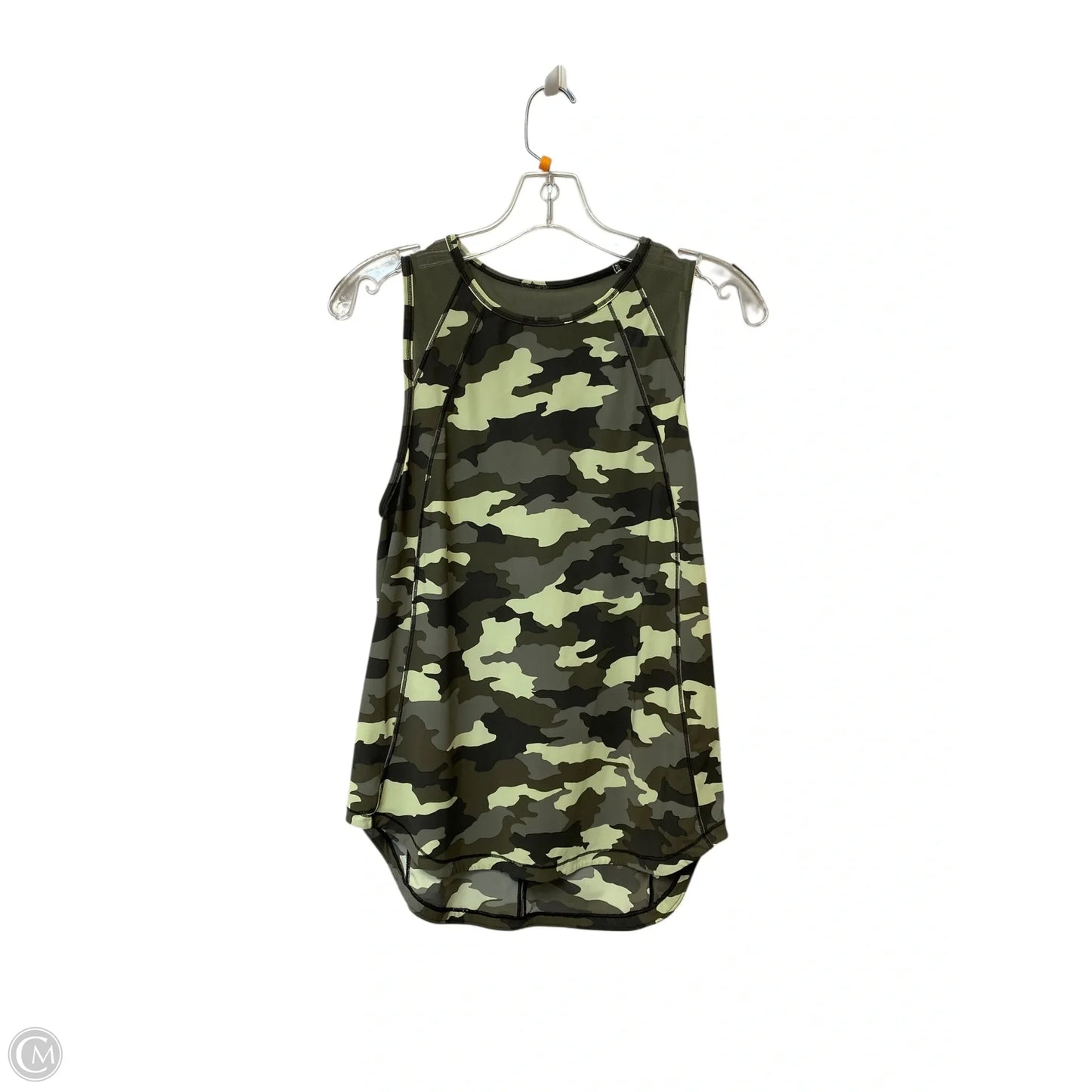 Athletic Tank Top By Lululemon In Camouflage Print, Size: 10