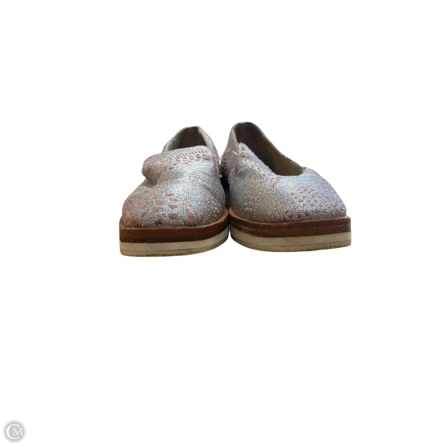 Shoes Flats By Free People In Silver, Size: 8