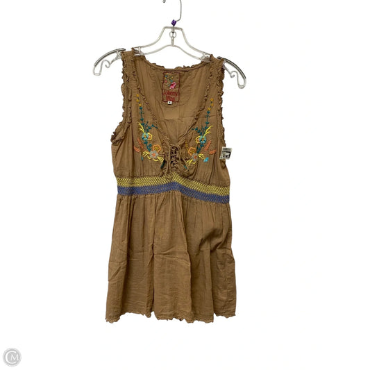Dress Casual Short By Johnny Was In Brown, Size: S