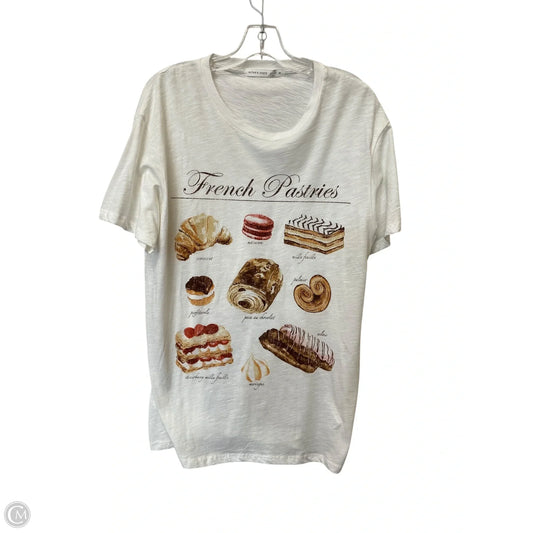 Top Short Sleeve By Altard State In White, Size: M