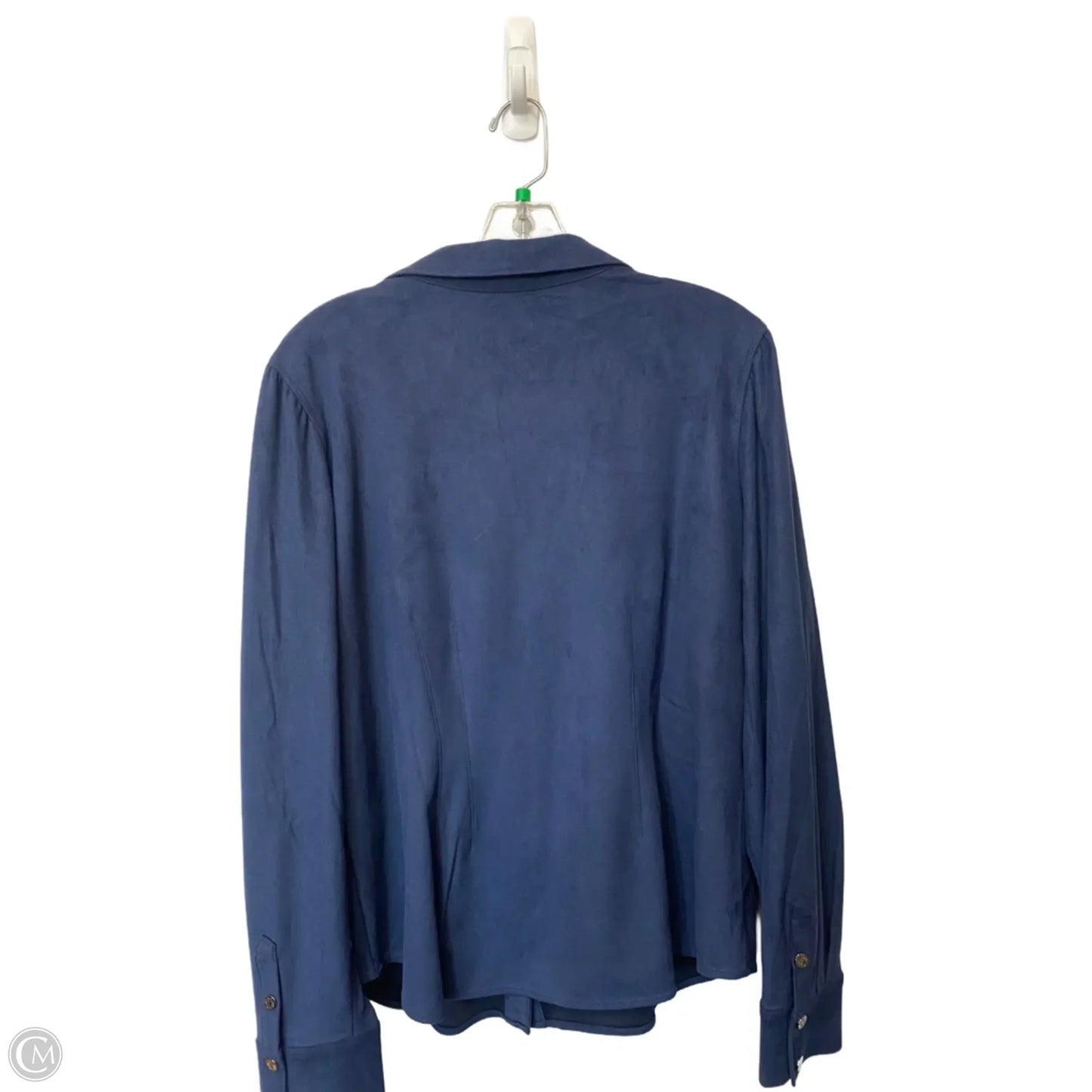 Top Long Sleeve By White House Black Market In Blue, Size: 18