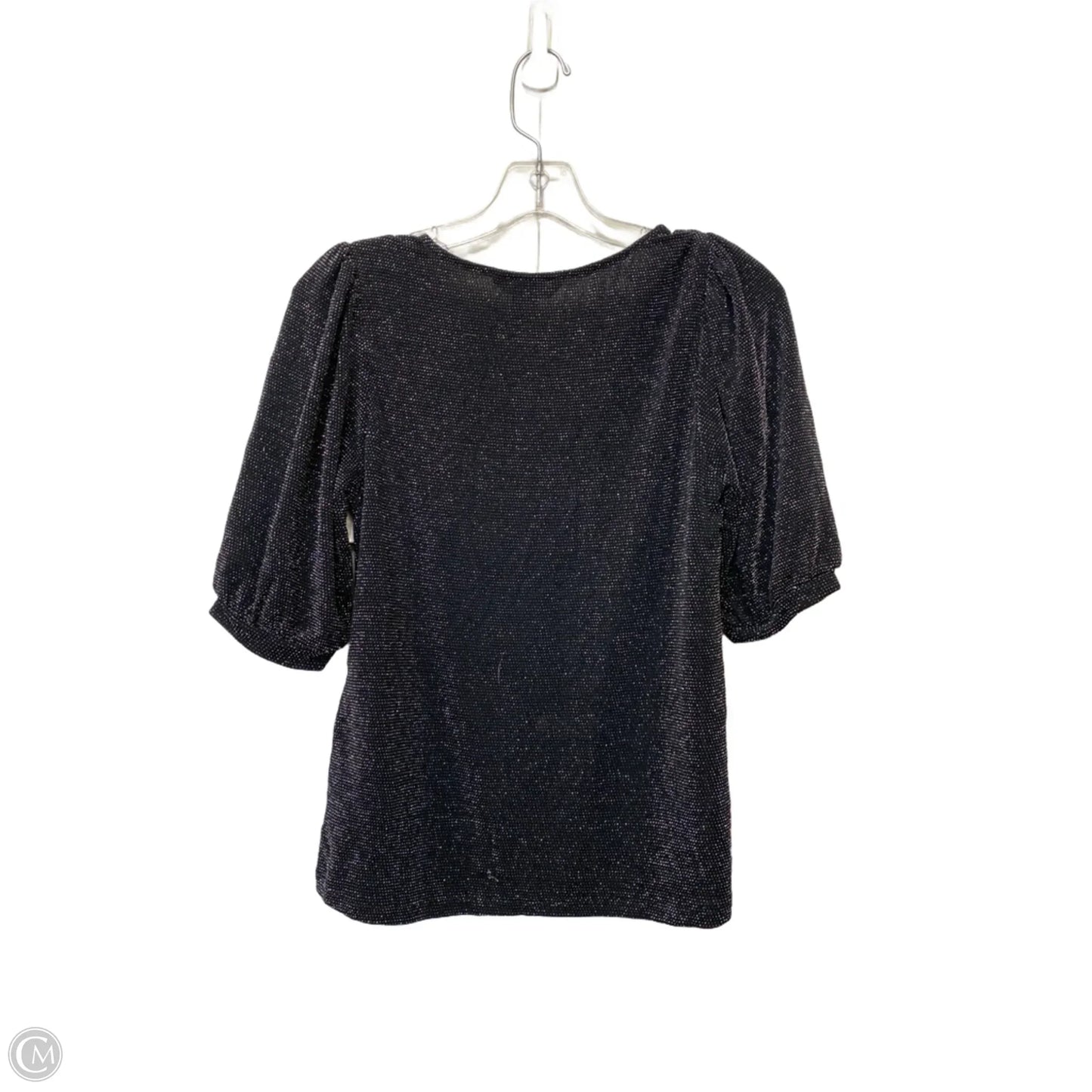 Top Short Sleeve By H&m In Black, Size: Xs