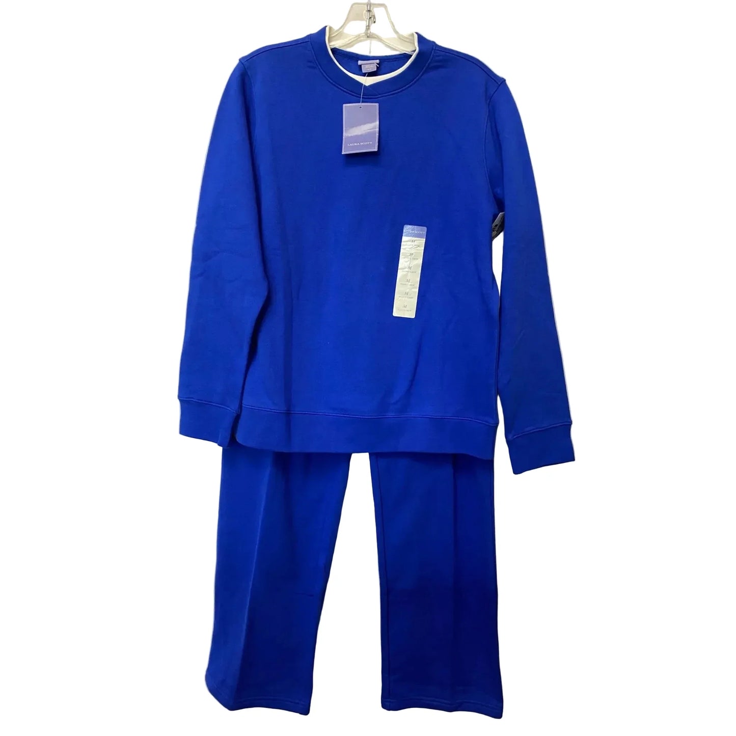 Lounge Set Pants By Laura Scott In Blue, Size: M