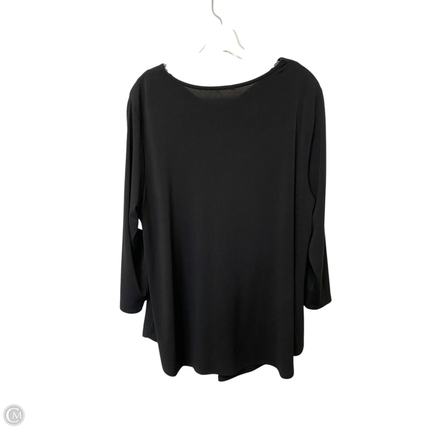 Top Long Sleeve Basic By Cme In Black, Size: M
