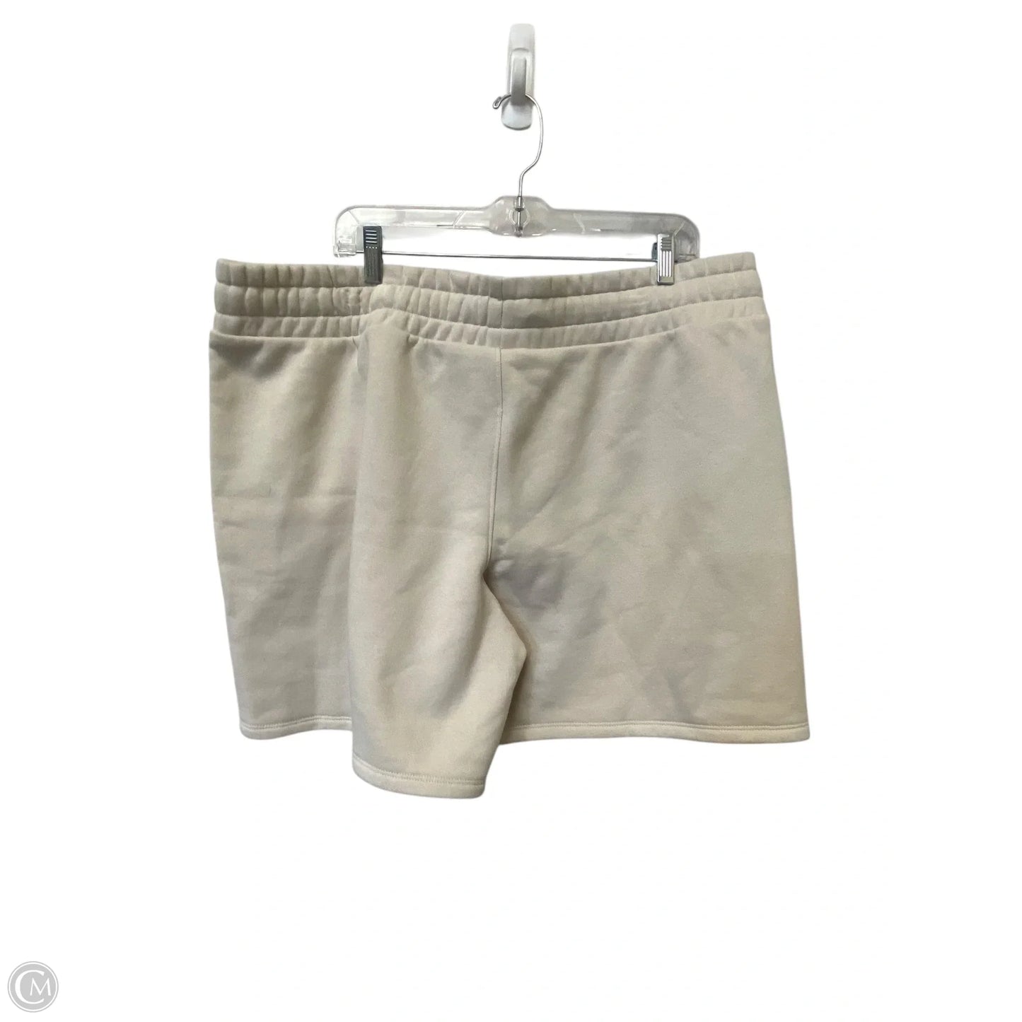 Athletic Shorts By Love & Sports In Cream, Size: 3x