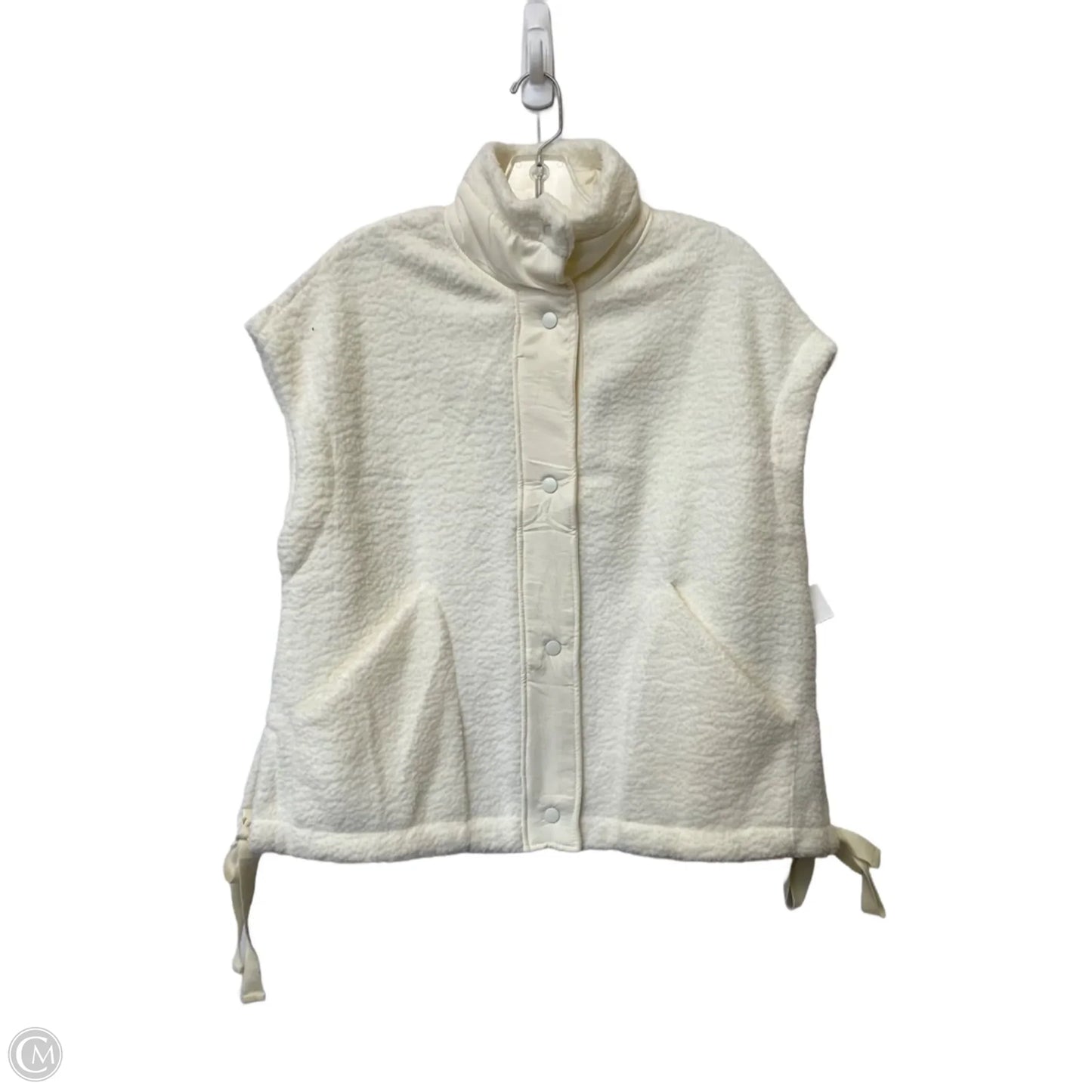 Vest Faux Fur & Sherpa By Cmf In White, Size: S