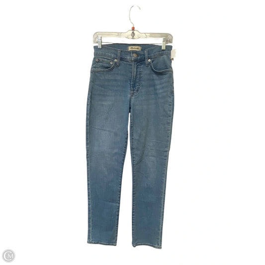 Jeans Straight By Madewell In Blue Denim, Size: 2